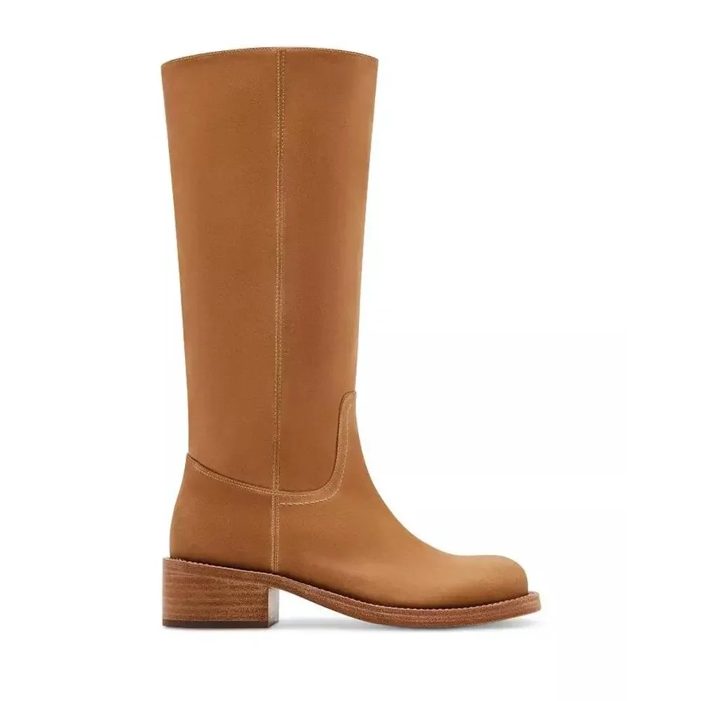 Steve Madden Riggs Banana Leather Boots Size 9.5 MSRP $199